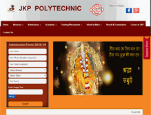 Tablet Screenshot of jkppolytechnic.com